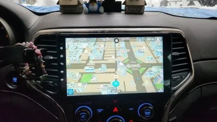 인천 Jeep 그랜드 체로키 순정모니터 탈거 아이나비 카인원 안드로이드 장착 / 인천, 부평, 부천