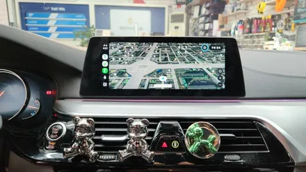 bmw 5시리즈 g30 순정 모니터 이용 애플 카플레이 안드로이드 오토 장착 / 인천, 부평, 부천