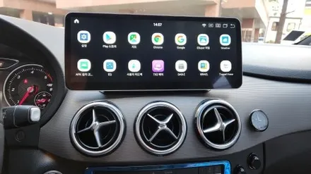 인천 벤츠B200 Andriod AII in one 직구 제품 장착 과 후방카메라 장착하기~~ / 인천, 부평, 부천