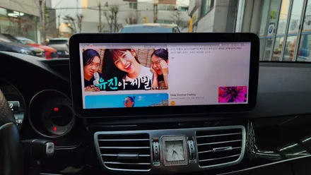 벤츠 w212 안드로이드 올인원 AHD 후방카메라 장착 / 인천, 부평, 부천