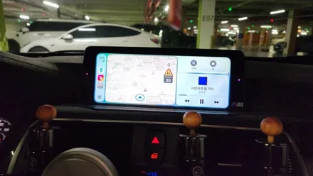 인천 bmw f30 순정 모니터 이용 애플 카플레이 안드로이드 오토 사용하기 / 인천, 부평, 부천