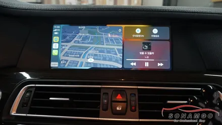 BMW 7시리즈 F02 애플&안드로이드오토  카플레이 장착 / 인천, 부평, 부천