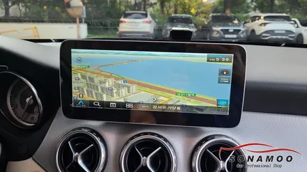 벤츠 GLA x156직수입 QDIS 10.25인치 모니터 QROI 안드로이드 셋탑 장착 / 인천, 부평, 부천