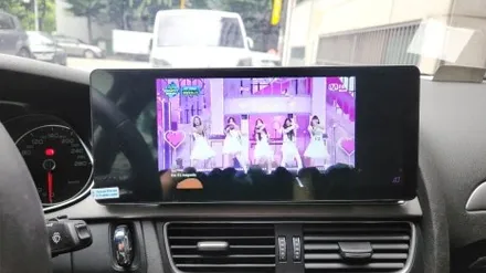 아우디 A4 순정모니터 탈거후 안드로이드 올인원 장착 / 인천, 부평, 부천