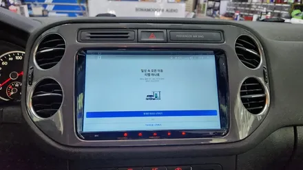 폭스바겐 티구안 네비게이션 고장 탈거후 안드로이드 올인원으로 해결~~ / 인천, 부평, 부천