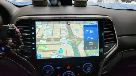 인천 Jeep 그랜드 체로키 순정모니터 탈거 아이나비 카인원 안드로이드 장착 / 인천, 부평, 부천