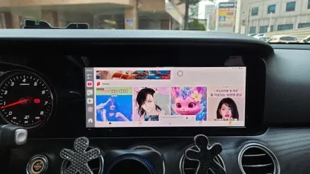 벤츠w213 순정 모니터 이용 카링킷 프로3 에어터치 작업 / 인천, 부평, 부천