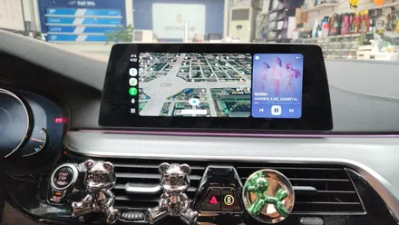 bmw 5시리즈 g30 순정 모니터 이용 애플 카플레이 안드로이드 오토 장착 / 인천, 부평, 부천