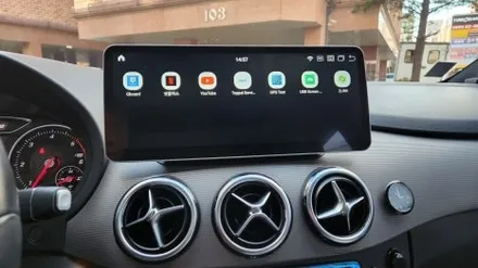 인천 벤츠B200 Andriod AII in one 직구 제품 장착 과 후방카메라 장착하기~~ / 인천, 부평, 부천