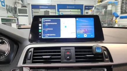 인천 BMW F20 118D 카플레이 모니터 교체로 애플카플레이 안드로이드 오토 사용하기 / 인천, 부평, 부천