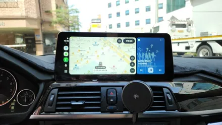 인천 BMW F30 순정 모니터 교체 애플 카플레이 안드로이드 오토  모니터 장착 / 인천, 부평, 부천