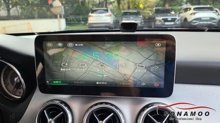 벤츠 GLA x156직수입 QDIS 10.25인치 모니터 QROI 안드로이드 셋탑 장착 / 인천, 부평, 부천