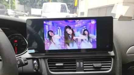 아우디 A4 순정모니터 탈거후 안드로이드 올인원 장착 / 인천, 부평, 부천