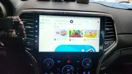 인천 Jeep 그랜드 체로키 순정모니터 탈거 아이나비 카인원 안드로이드 장착 / 인천, 부평, 부천