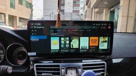 벤츠 W212 순정모니터 탈거 12.3인치 안드로이드 올인원 장착 / 인천, 부평, 부천
