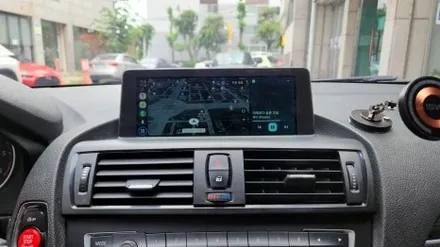 인천 bmw 118d f20 순정 모니터 이용 카플레이 안드로이드  후방카메라 장착 / 인천, 부평, 부천