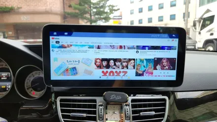인천 벤츠 e 클래스 w212 순정 모니터 탈거  안드로이드 올인원 장착 / 인천, 부평, 부천