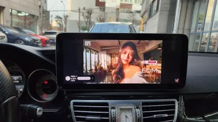 벤츠 w212 안드로이드 올인원 AHD 후방카메라 장착 / 인천, 부평, 부천