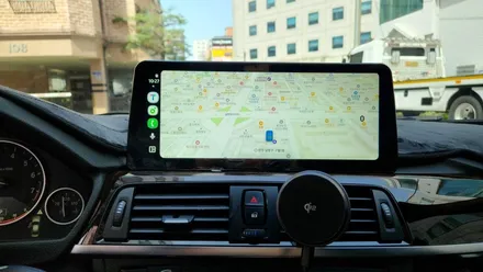 인천 BMW F30 순정 모니터 교체 애플 카플레이 안드로이드 오토  모니터 장착 / 인천, 부평, 부천