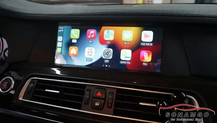 BMW 7시리즈 F02 애플&안드로이드오토  카플레이 장착 / 인천, 부평, 부천