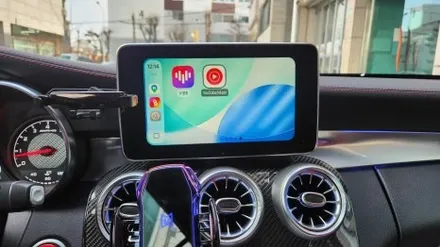벤츠 w205 카브리올레 무선 애플 카플레이 장착 / 인천, 부평, 부천