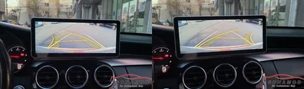 벤츠 C클래스 W205 12.3인치 모니터 M2C-200A장착 / 인천, 부평, 부천