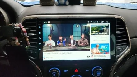 인천 Jeep 그랜드 체로키 순정모니터 탈거 아이나비 카인원 안드로이드 장착 / 인천, 부평, 부천