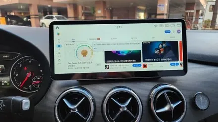 인천 벤츠B200 Andriod AII in one 직구 제품 장착 과 후방카메라 장착하기~~ / 인천, 부평, 부천