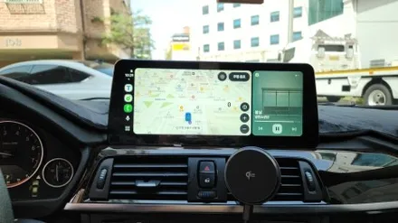 인천 BMW F30 순정 모니터 교체 애플 카플레이 안드로이드 오토  모니터 장착 / 인천, 부평, 부천