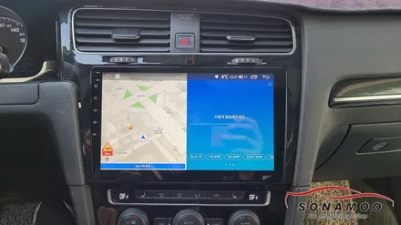 골프7세대 순정 오디오 음량조절 불량  안드로이 올인원 교체 / 인천, 부평, 부천