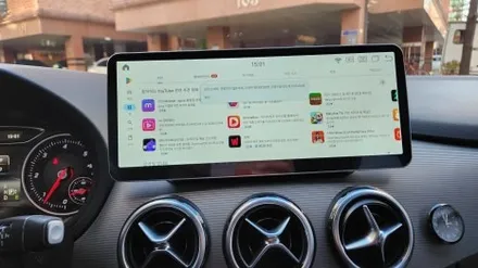 인천 벤츠B200 Andriod AII in one 직구 제품 장착 과 후방카메라 장착하기~~ / 인천, 부평, 부천