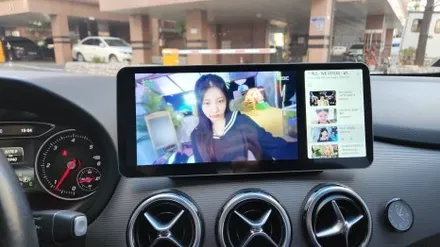 인천 벤츠B200 Andriod AII in one 직구 제품 장착 과 후방카메라 장착하기~~ / 인천, 부평, 부천