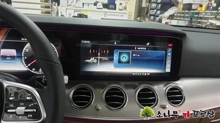 벤츠 E-클래스 W213 안드로이드 M2C  부메스터 장착 / 인천, 부평, 부천