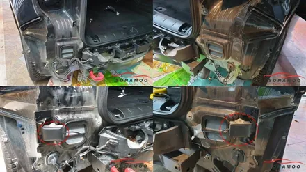 Jeep 레니게이드 카카오파츠 측후방 S-RADAR 센서 전방센서 락폴딩  장착 / 인천, 부평, 부천