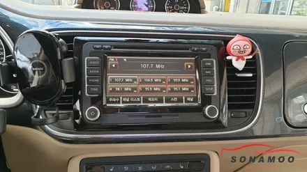 폭스스바겐 뉴비틀 RNS-501후방 카메라 장착 / 인천, 부평, 부천