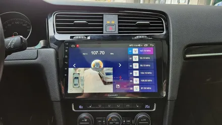 폭스바겐 골프7세대 안드로이드 올인원 장착과 어라운드뷰 장착 / 인천, 부평, 부천