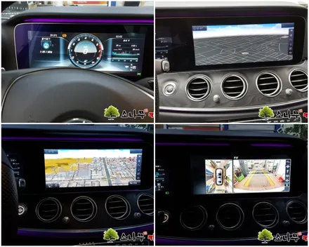 벤츠 뉴e클래스 w213 HUD 연동 네비 매립 장착 / 인천, 부평, 부천