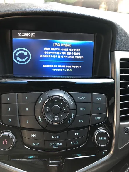 쉐보레 크루즈 네비업데이트!!! / 인천, 부평, 부천