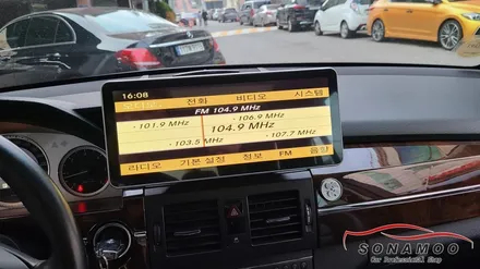 인천 벤츠GLK 12.3인치 모니터 아틀란 장착 / 인천, 부평, 부천