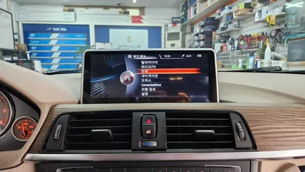 bmw 3시리즈 f30 카플레이 안드로이드 오토 모니터 장착 / 인천, 부평, 부천
