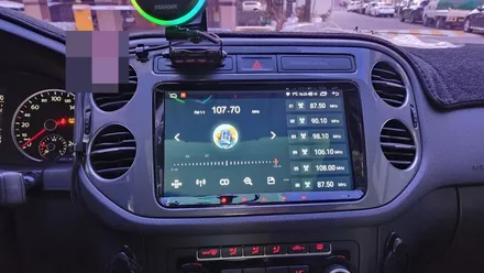 폭스바겐 티구안 순정 모니터 탈거 안드로이드 올인원 장착 / 인천, 부평, 부천