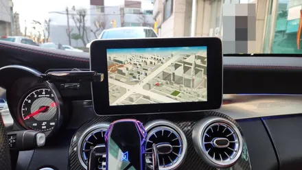 벤츠 w205 카브리올레 무선 애플 카플레이 장착 / 인천, 부평, 부천