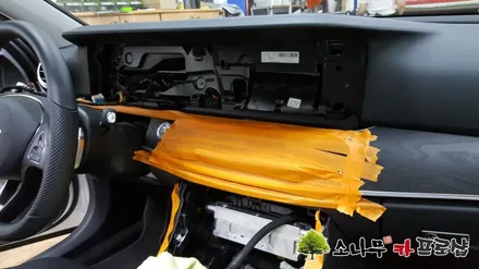벤츠 뉴e클래스 w213 HUD 연동 네비 매립 장착 / 인천, 부평, 부천