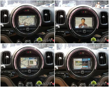 미니 R60D 컨트리맨 아틀란 네비 매립 / 인천, 부평, 부천