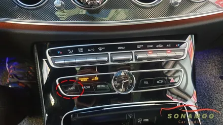 벤츠 w213 클래스 안드로이드 셋탑 M2C-200A 장착 / 인천, 부평, 부천