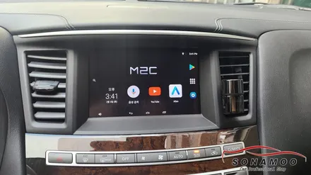 인피니티 Q60 안드로이드 M2C-200A 아틀란 장착 / 인천, 부평, 부천