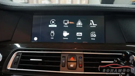 BMW 7시리즈 F02 애플&안드로이드오토  카플레이 장착 / 인천, 부평, 부천