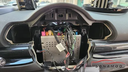 BMW MINI F54클럽맨 안드로이드 오토 모듈설치로 티맵 멜론 사용하기 / 인천, 부평, 부천