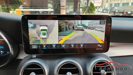 벤츠 w253 glc300쿠페 차량 주위를 살펴볼수있는 3d어라운드뷰 장착 / 인천, 부평, 부천