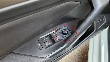 러시아 수출차량 폭스바겐 제타 사이드미러 락 폴딩 장착 / 인천, 부평, 부천